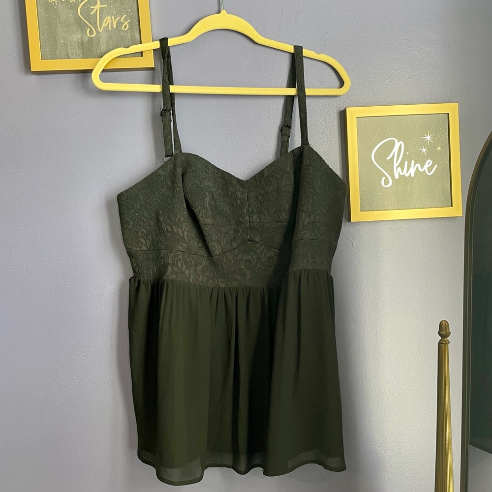 Torrid black blouse tank top